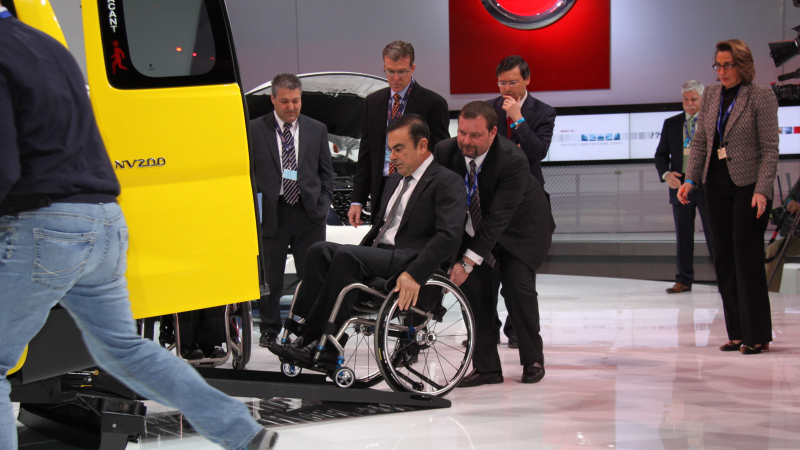 Illustration for article titled Nissan Finally Unveils Wheelchair-Accessible Cab
